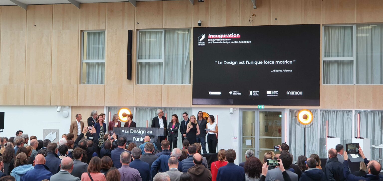 Inauguration bâtiment Ecole de design Nantes Atlantiques